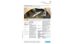 Model KDA - Doppler Pipe Sensor - Datasheet