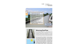 NivuLog SunFlow - Self-Sufficient, Solar-Powered Flow Measurement Station - Brochure