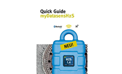 NivuLog/MyDatasensH2S - Quick Guide