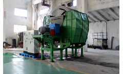 Shredwell - Model TSS series - Tire Shredder with Trommel