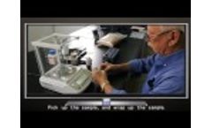 How to weigh biomass sample for calorific analysis 