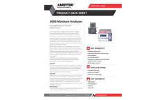 AMETEK PI - Model 5000 - Process Moisture Analyzer - Datasheet