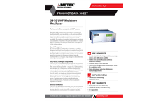 AMETEK PI - Model 5910 UHP - Moisture Analyzer - Datasheet
