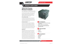 Model 3050-OLV Process Moisture Analyzer - Data Sheet