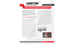 Trace Water Analysis in Carbon Dioxide Pipelines Using TDLAS - Application Notes