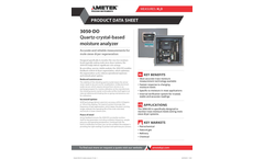 AMETEK Model 3050 RM Moisture Analyzer Datasheet