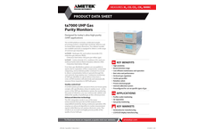 AMETEK PI - Model ta7000 - Gas Purity Monitors - Datasheet