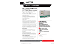 AMETEK PI IPS-4 Integrated Photometric Spectrometer - Datasheet