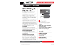 AMETEK PI - Model 909 - Hot/Wet Single Gas Mass Flow CEM - Datasheet