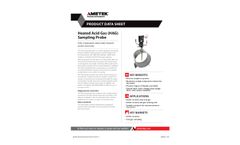 Heated Acid Gas Probe - Datasheet