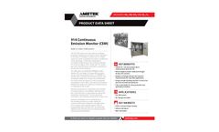 914 Continuous Emission Monitor - Datasheet