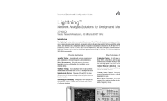 ANRITSU - Model Lightning™ 37000D Series - Datasheet