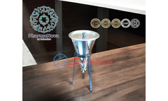 Scientico - 1000ml Stainless Steel Conical Percolat with Lid and Drain Cock