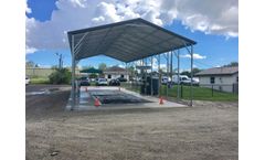 Waste water recovery solutions for large scale wash areas sector