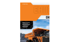 Hitachi - Model EH1100-5 - Smallest Mechanical Drive Rigid Hauler Trucks Brochure