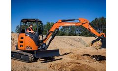 Hitachi - Model ZX35U-5N - Mini Excavator