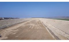 13.967 m² foil liner in irrigation basin Austria