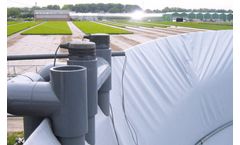 Albers Alligator - Model Lp-Dek - Open and Closed Durable Floating Anti-Algae Cover for Water Silos