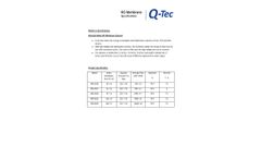 Q-Tech - RO Membrane - Specification