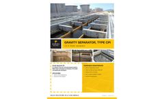 Nijhuis - Model Type CPI - Gravity Separators - Brochure