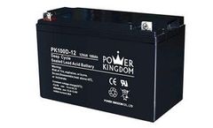 Power Kingdom - Model 12V 100AH - Deep Cycle Solar Battery