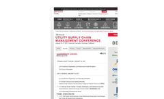 15th Annual Utility Supply Chain Management Conference Agenda Brochure