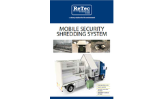 ReTec Mobile Security Shredding System brochure