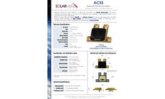 Solar MEMS - Model ACSS - Advanced Coarse Sun Sensor - Brochure