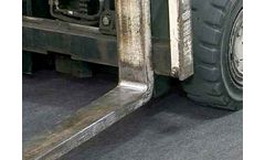 Forklift Mats Absorb Forklift Fluid Leaks