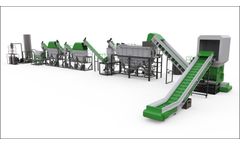 Aceextech - Model ACX/W - Plastic PE /PP Film Recycling Washing Machine