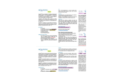 AquaVial – Model Plus  - Testing Well and Ground Water - Brochure