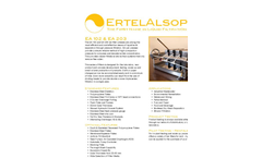 EA 102 & EA 203 Series - Laboratory Filter Press Brochure