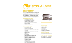 ErtelAlsop - Model EA 470 & EA 630 - Recessed Chmaber Filter Presses Brochure
