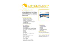 ErtelAlsop - EA 1200 & EA 1500 - Recessed Chamber Filter Presses Brochure