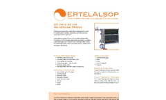 ErtrelAlsop - Model BevExpress BW Series - Externally Ported Filters - Brochure