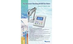 Suntex - Model Lab - SP-2500 - Microprocessor Benchtop ION/pH Meter - Brochure