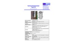 Ecomatik - Model DV Series - Dendrometer- Technical Data Sheets