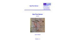 Ecomatik - Model SF-L - Sap Flow Sensors - Manual