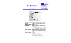 Ecomatik - Model SF-G - Sap Flow Sensors - Technical Data Sheets