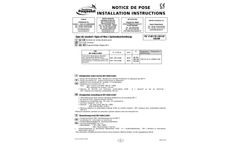 Poujoulat - Model PGI - Concentric Flue System For Pellet Stoves - Installation Manual