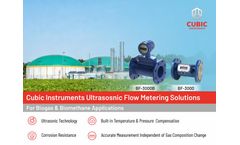 Cubic Instruments Advanced Ultrasonic Flow Metering Solutions for Biogas Measurement