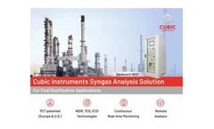 Cubic Instruments Syngas Analysis Solution for Coal Gasification Applications
