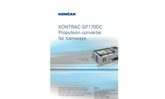 KONTRAC GP 170 DC - Propulsion Converter for Trams