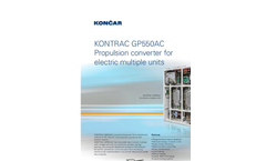 KONTRAC GP 550 AC - Propulsion Converter for EMU
