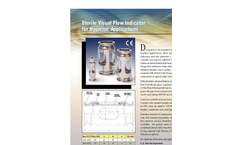 LJ-Star - Threaded Mount Standard Industrial Sight Flow Indicator (View-Through) - Brochure