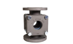 LJ-Star - Flanged Mount Standard Industrial Sight Flow Indicator (View-Through)