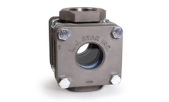 LJ-Star - Threaded Mount Standard Industrial Sight Flow Indicator (View-Through)
