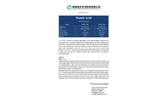 Humic Acid - Datasheet