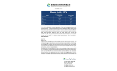 Humic Acid & NPK Fertilizer - Datasheet