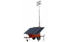 ESL - Model ECO-SLT-1200M-150 - Mobile Solar Trailer Lights
